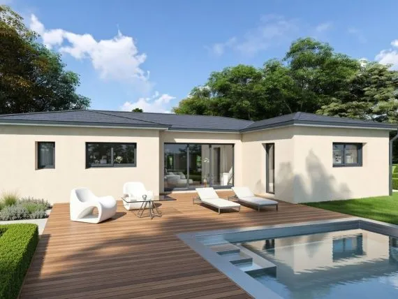 Projet de construction d'une maison 100 m² avec terrain à CHARBONNIERES (71)