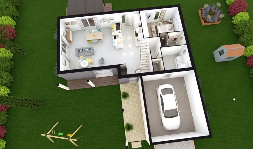 Projet de construction d'une maison 125 m² avec terrain à VENDAT (03)
