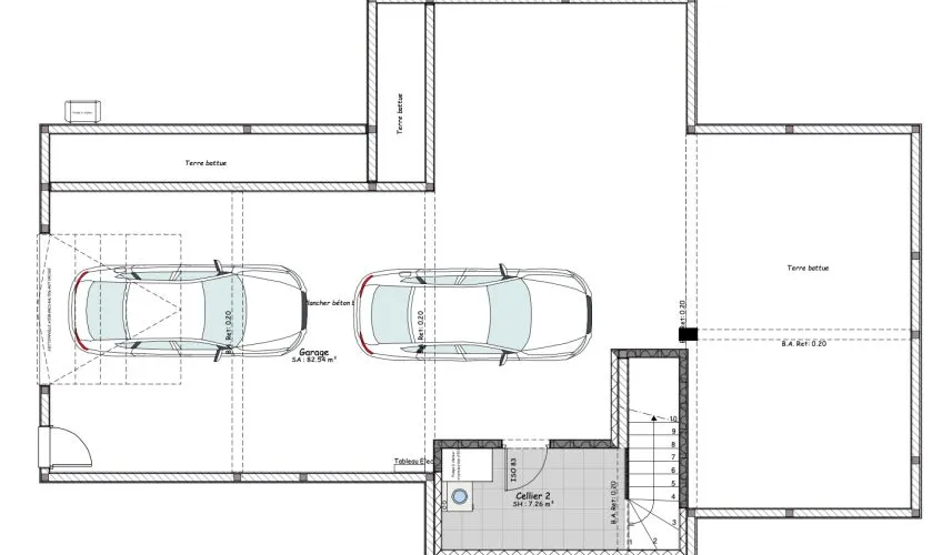 Projet de construction d'une maison 156 m² avec terrain à MARCIGNY (71)