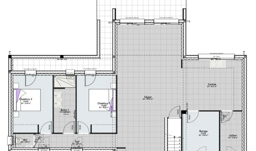 Projet de construction d'une maison 156 m² avec terrain à MARCIGNY (71)