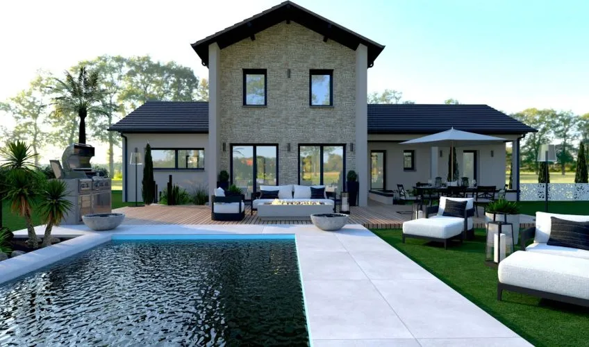 Projet de construction d'une maison 156 m² avec terrain à MARCIGNY (71)