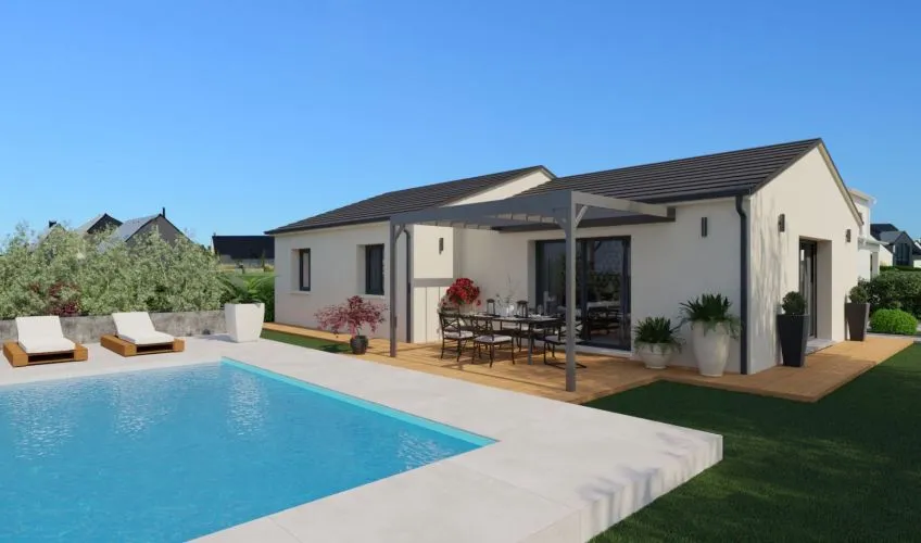 Projet de construction d'une maison 101 m² avec terrain à MONTMERLE-SUR-SAONE (01)