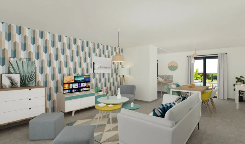Projet de construction d'une maison 90 m² avec terrain à CHEVROUX (01)