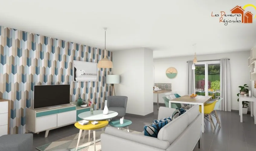 Projet de construction d'une maison 90 m² avec terrain à CHEVROUX (01)