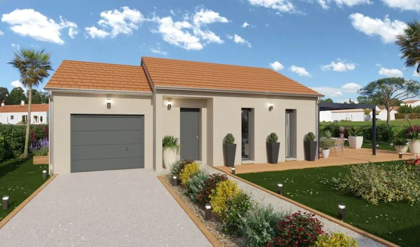 Projet de construction d'une maison 91 m² avec terrain à VILLEFRANCHE-SUR-SAONE (69)
