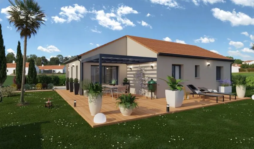 Projet de construction d'une maison 91 m² avec terrain à VILLEFRANCHE-SUR-SAONE (69)