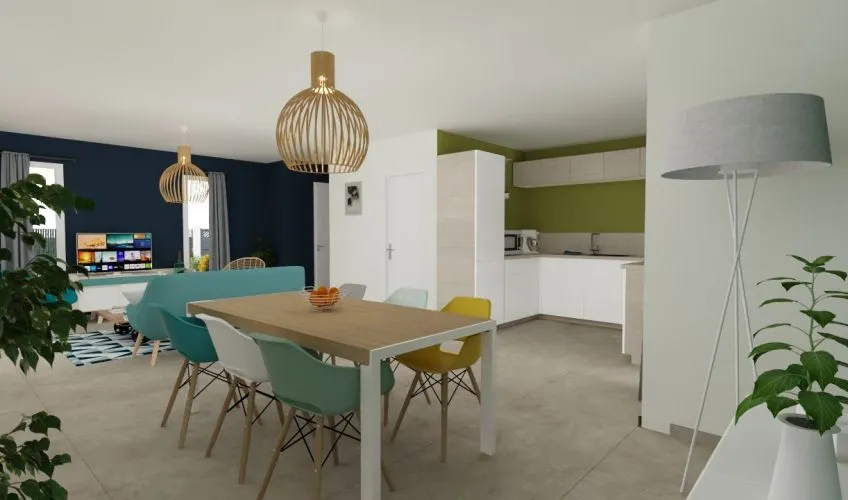 Projet de construction d'une maison 91 m² avec terrain à VILLEFRANCHE-SUR-SAONE (69)