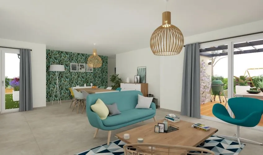 Projet de construction d'une maison 91 m² avec terrain à VILLEFRANCHE-SUR-SAONE (69)
