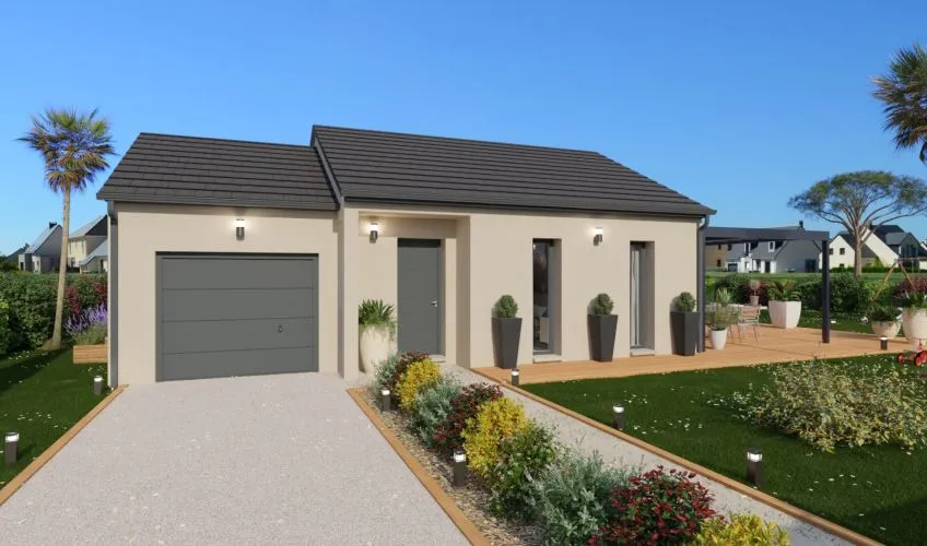 Projet de construction d'une maison 91 m² avec terrain à MONTCEAU-LES-MINES (71)
