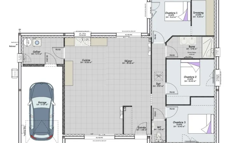 Maison YELLOWSTONE - V1