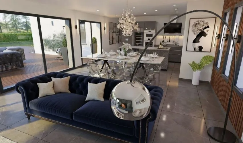 Projet de construction d'une maison 143 m² avec terrain à FEILLENS (01)