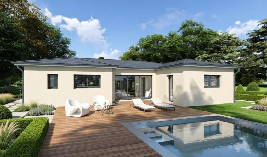 Projet de construction d'une maison 100 m² avec terrain à CHARBONNIERES (71)